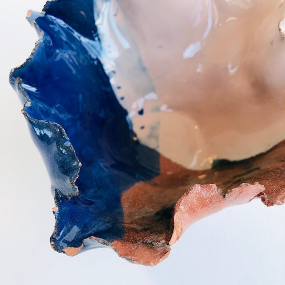 Handmade Glazed Ceramic Trinket Bowl / Dish - Picture 11 of 16